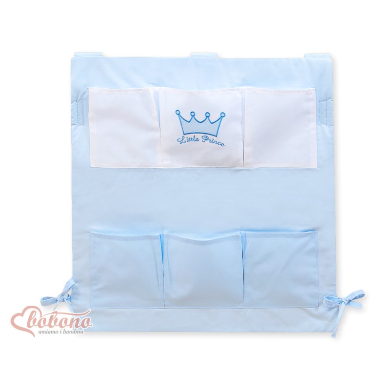 Cot tidy- Little Prince/Princess blue