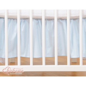 Dust Ruffle-Masking flounce 140x70cm- Little Prince/Princess blue