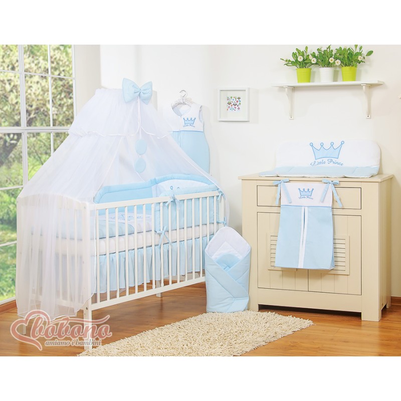 Κουνουπιέρα από chiffon - Little Prince/Princess blue