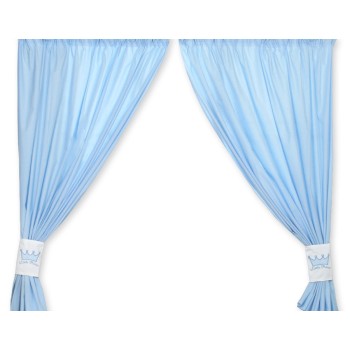 Curtains for baby room- Little Prince/Princess blue