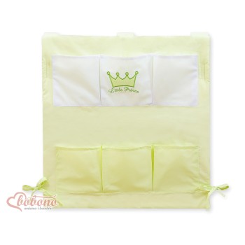 Cot tidy- Little Prince/Princess green