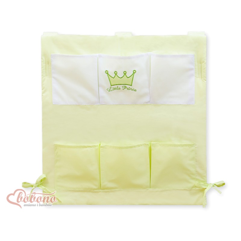 Cot tidy- Little Prince/Princess green