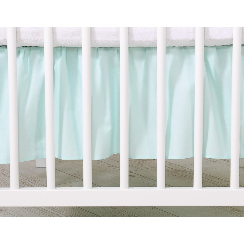 Dust Ruffle-Masking flounce 120x60cm- Little Prince/Princess mint