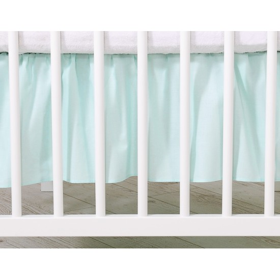 Dust Ruffle-Masking flounce 140x70cm- Little Prince/Princess mint