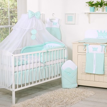 Mosquito-net made of chiffon- Little Prince/Princess mint