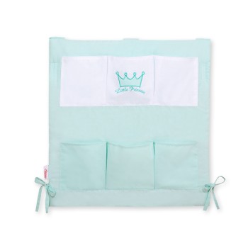 Cot tidy- Little Prince/Princess mint