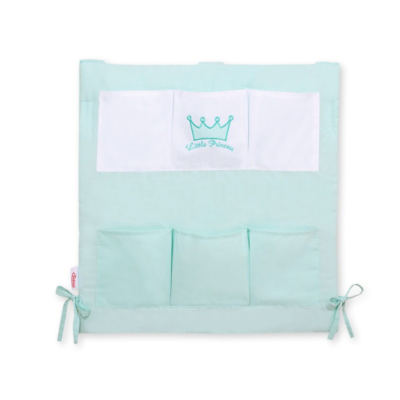 Cot tidy- Little Prince/Princess mint