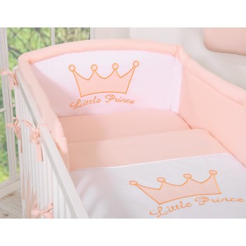 Universal bumper- Little Prince/Princess powder pink