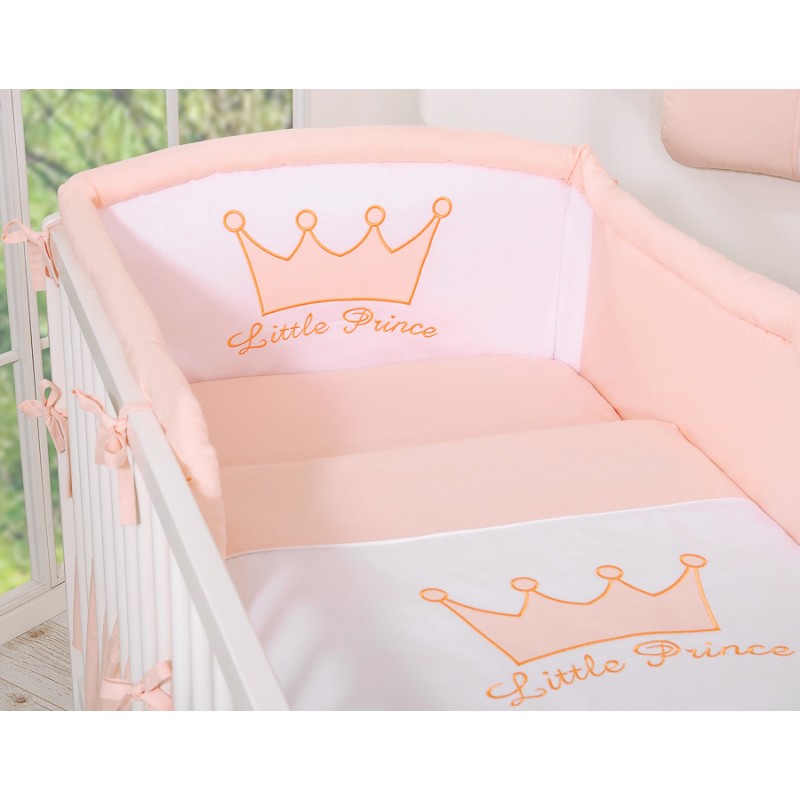 Universal bumper- Little Prince/Princess powder pink