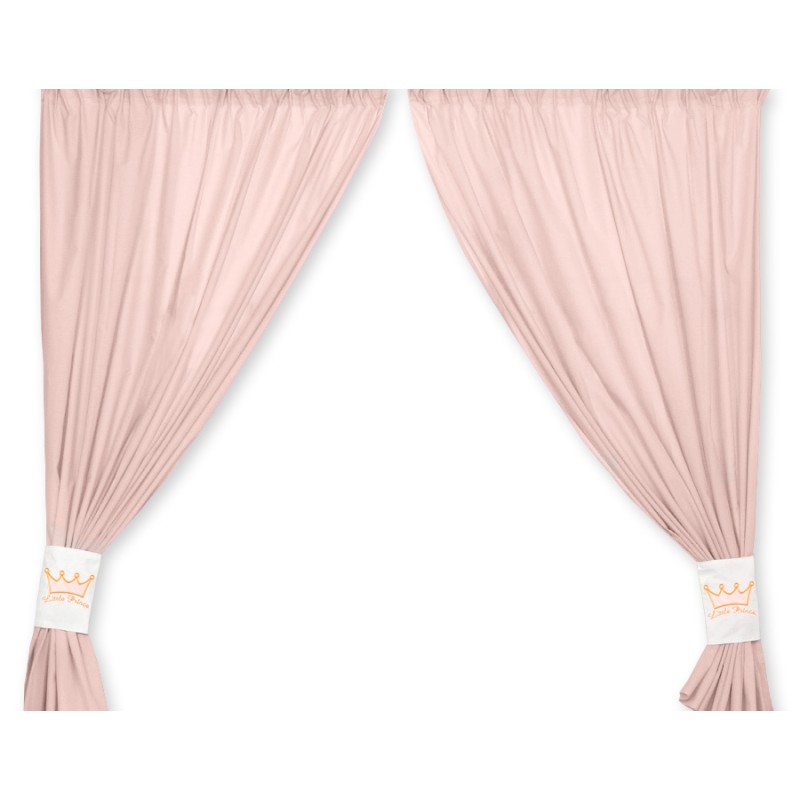Κουρτίνες Βρεφικού Δωματίου με Τρέσα - Little Prince/Princess  powder pink