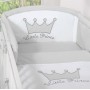 Universal bumper- Little Prince/Princess gray