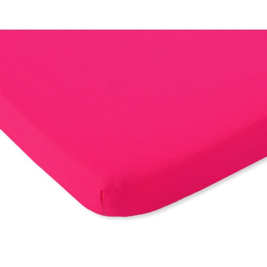 Σεντόνι με Λάστιχο Βαμβακερό 120x60cm dark pink Σεντόνι με Λάστιχο Βαμβακερό 120x60cm dark pink