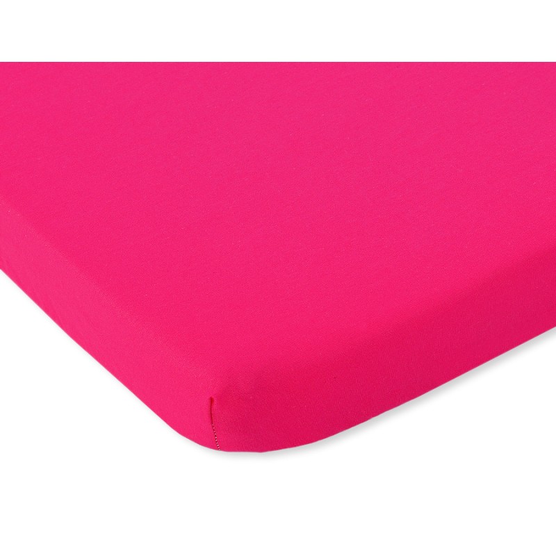 Sheet made of cotton 140x70cm dark pink