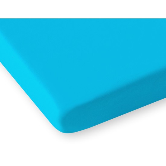 Σεντόνι με Λάστιχο Βαμβακερό 120x60cm turquoise Σεντόνι με Λάστιχο Βαμβακερό 120x60cm turquoise