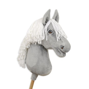 Άλογο Ιππασίας με Στικ - Hobby Horse Premium - gray horse A3