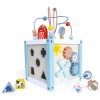 Wooden educational cube sorter + blocks ECOTOYS