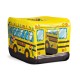 Baby tent, school bus, cottage