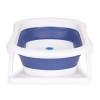 Baby bathtub Folding tourist bathtub with drain Ecotoys blue