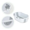 Childrens bathtub foldable with drain gray ECOTOYS