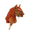 Άλογο Ιππασίας με Στικ - Hobby Horse Premium - chestnut horse A4