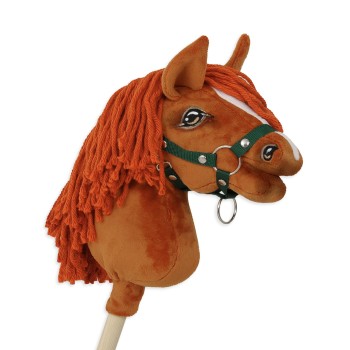 Άλογο Ιππασίας με Στικ - Hobby Horse Premium - chestnut horse A4