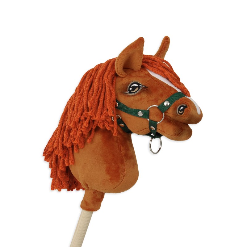 Άλογο Ιππασίας με Στικ - Hobby Horse Premium - chestnut horse A4