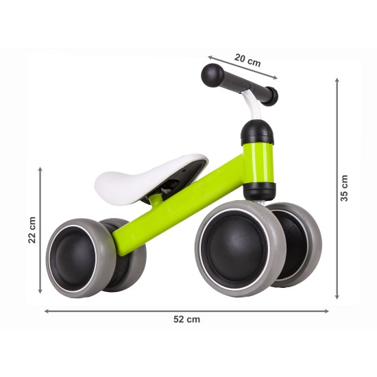 Balance bike, mini bike Practise Green Ecotoys