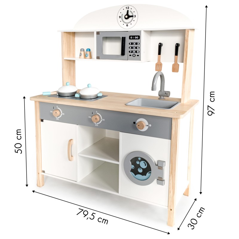 XXL wooden kitchen for children ECOTOYS