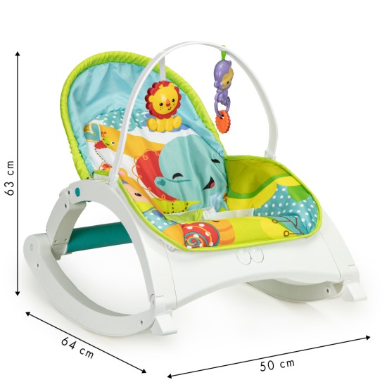 3-in-1 rocking chair vibration sounds Ecotoys