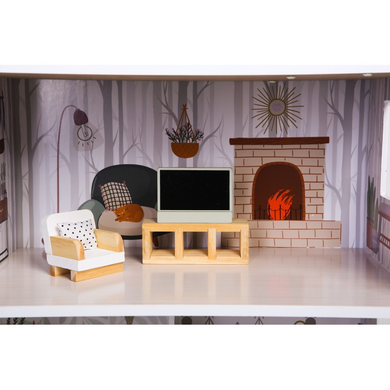 Dollhouse with furniture Residence Emma ECOTOYS