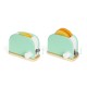 Wooden toaster with accessories 11 elements Wooden toaster with accessories 11 elements