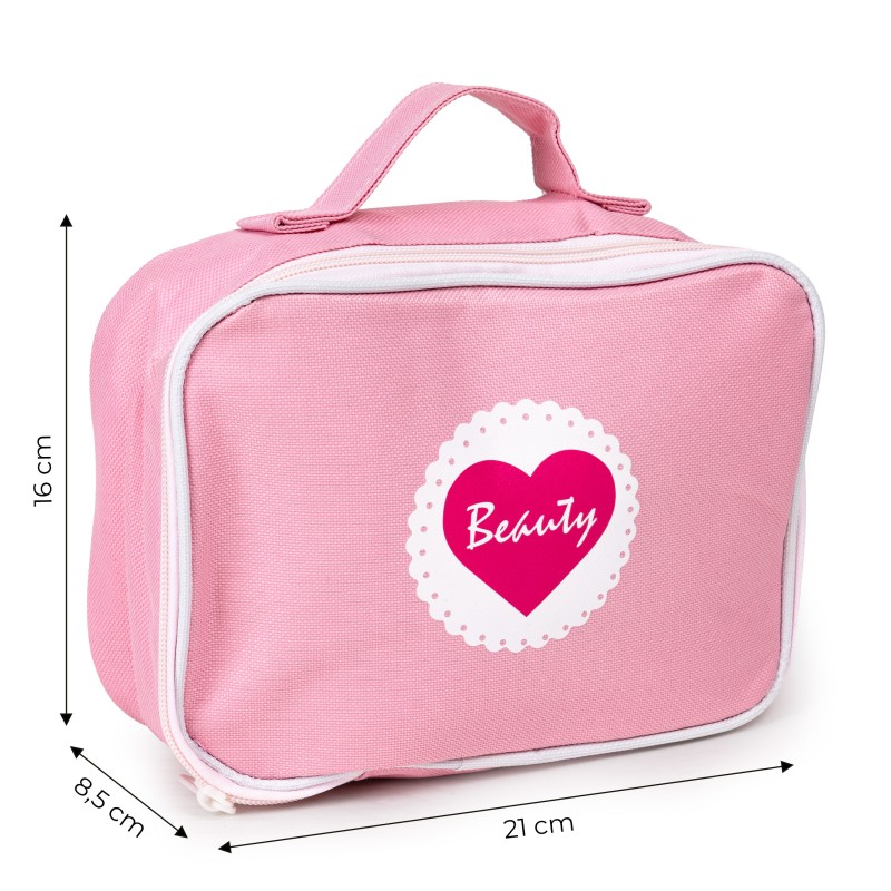 Ξύλινο Τσαντάκι Ομορφιάς με 10 τμχ Καλλυντικών - Ecotoys