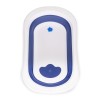 Baby bathtub Folding tourist bathtub with drain Ecotoys blue