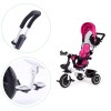 Tricycle with rotating seat 360 ECOTOYS pink