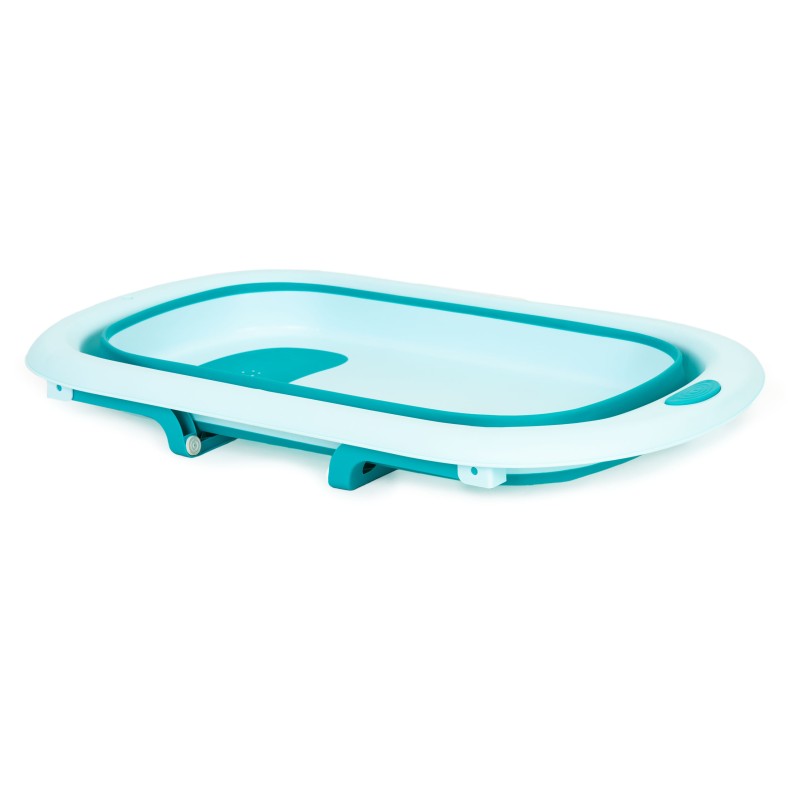 Childrens bathtub foldable with drain Ecotoys green