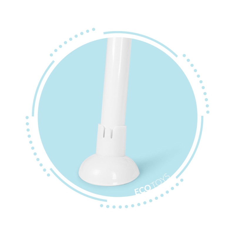 3-in-1 foldable childrens feeding chair ECOTOYS pink