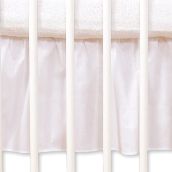 Dust Ruffle-Masking flounce 120x60cm- Hanging Hearts white