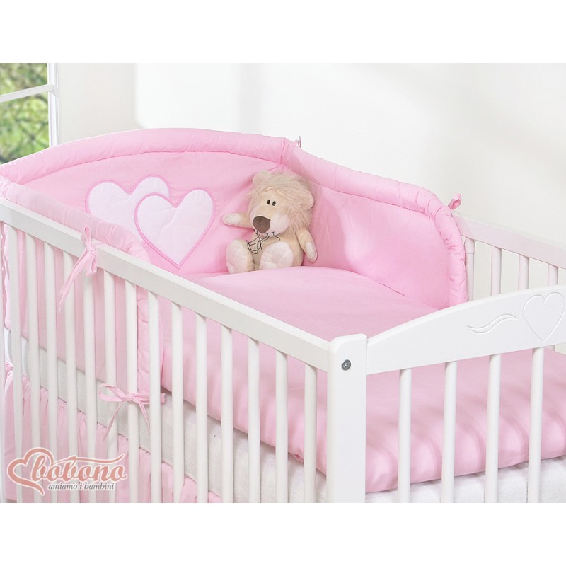 Universal bumper- Hanging Hearts pink