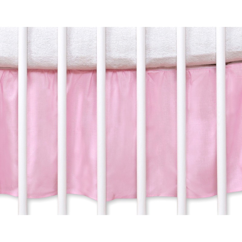 Dust Ruffle-Masking flounce 140x70cm- Hanging Hearts pink