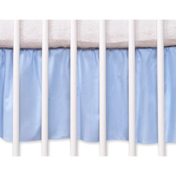 Dust Ruffle-Masking flounce 140x70cm- Hanging Hearts blue