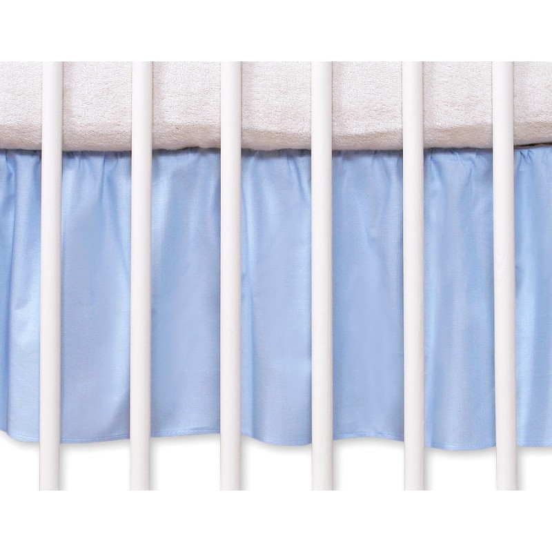 Dust Ruffle-Masking flounce 140x70cm- Hanging Hearts blue