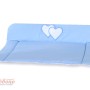 Soft changing mat- Hanging Hearts blue