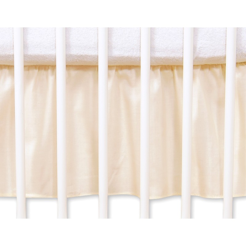 Dust Ruffle-Masking flounce 120x60cm- Hanging Hearts cream
