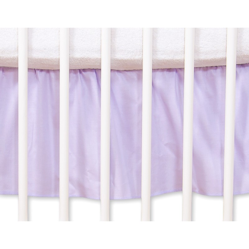Dust Ruffle-Masking flounce 120x60cm- Hanging Hearts lilac