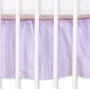Dust Ruffle-Masking flounce 120x60cm- Hanging Hearts lilac