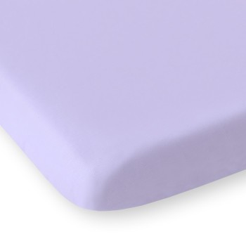 Σεντόνι με Λάστιχο Βαμβακερό 120x60cm lila