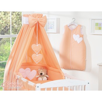 Κουνουπιέρα Υφασμάτινη - Hanging Hearts orange