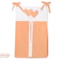 Diaper bag- Hanging Hearts orange