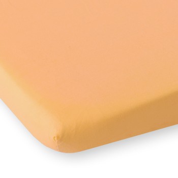 Σεντόνι με Λάστιχο Βαμβακερό 120x60cm orange