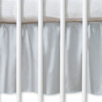 Dust Ruffle-Masking flounce 140x70cm- Hanging Hearts grey